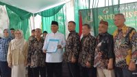Pj Bupati Bandung Barat, Arsan Latif menghadiri Rapat Anggota Tahun (RAT) Koperasi Puspa Mekar Kecamatan Parongpong Sabtu (20/04). Foto/Diskominfotik KBB