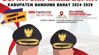 Poster pendaftaran Balon Bupati KBB oleh PDIP. Foto/Istimewa