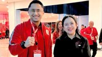 Hengki Kurniawan diabadikan bersama kader PDIP yang juga Ketua DPRRI Puan Maharani saat Rakernas PDIP. Foto/Istimewa Hengki Kurniawan diabadikan bersama kader PDIP yang juga Ketua DPRRI Puan Maharani saat Rakernas PDIP. Foto/Istimewa