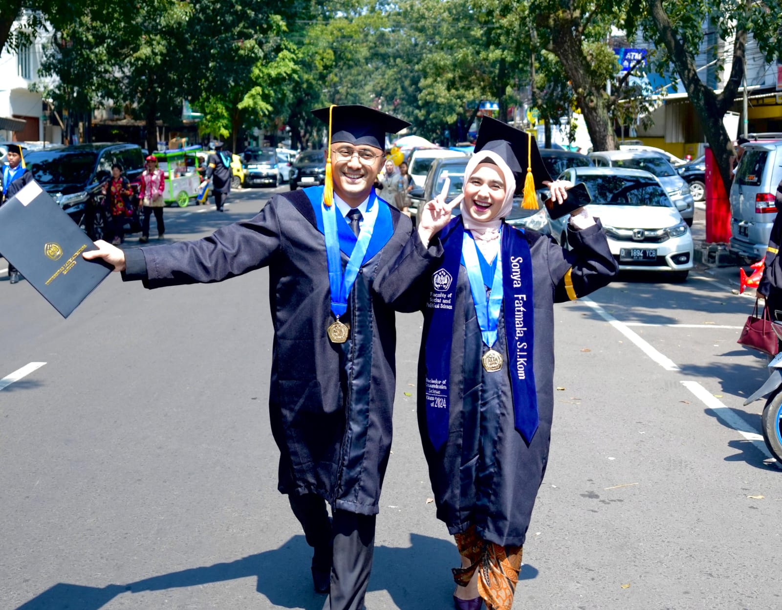 Hengki Kurniawan dan Istrinya Sonya Fatmala. Foto/Istimewa