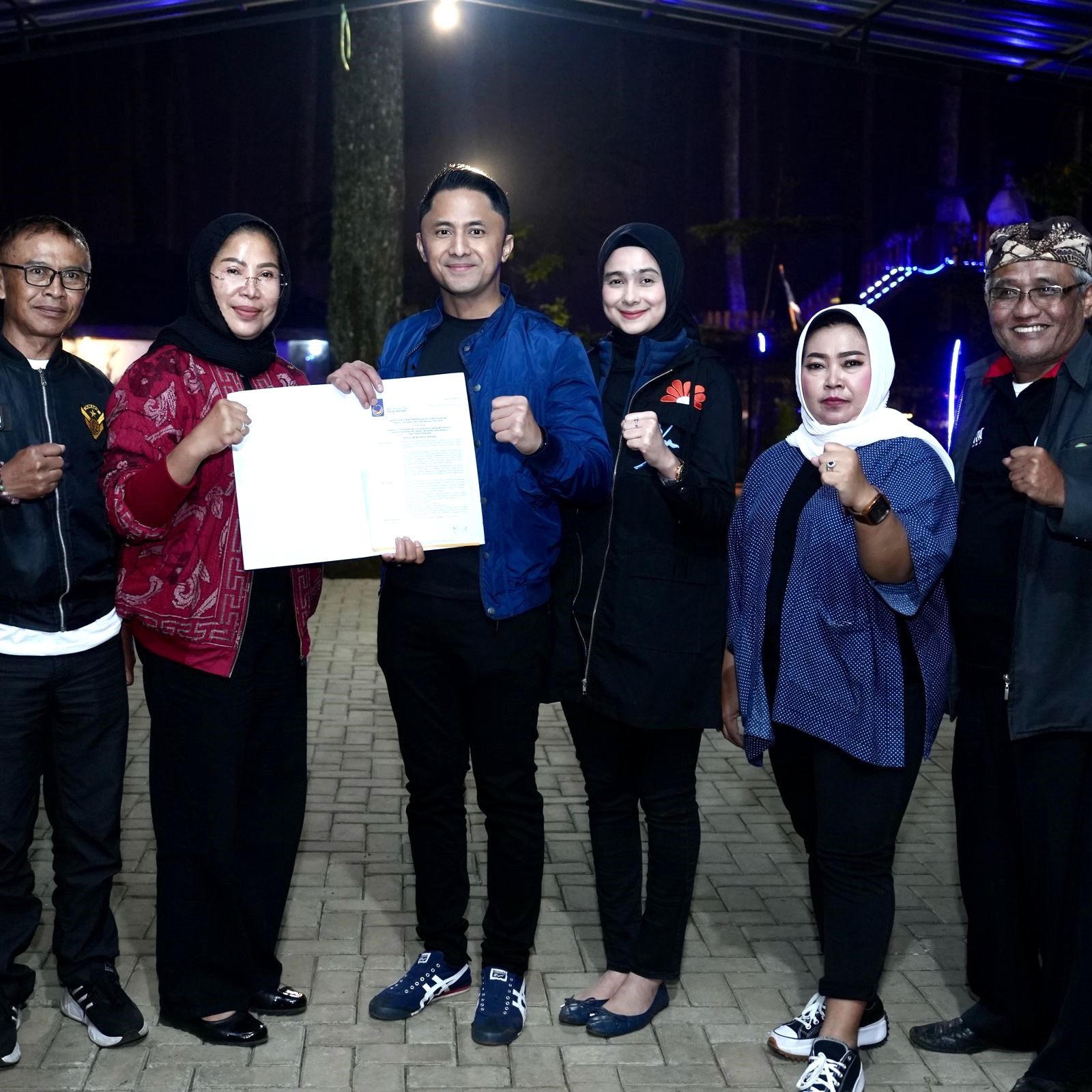 Hengki Kurniawan mendapat dukungan partai NasDem untuk maju menjadi Calon Bupati KBB 2024 dan Wakil Bupatinya dari NasDem, Ade Sudrajat Usman. Foto/Istimewa